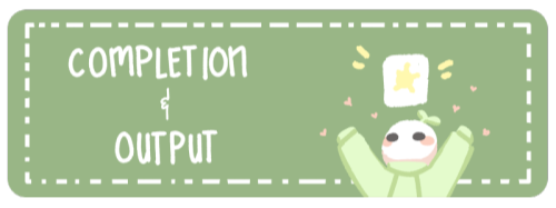 COMPLETION AND OUTPUT